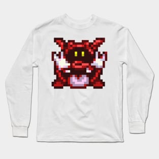 Red Virus Sprite Long Sleeve T-Shirt